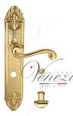Дверная ручка Venezia на планке PL90 мод. Vivaldi (полир. латунь) сантехническая