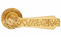 Дверная ручка RENZ мод. Идол (матовая латунь) DH 618-20 SG